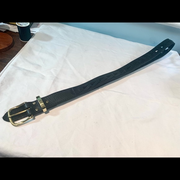 Leather handmade belt sm/med - Picture 4 of 4